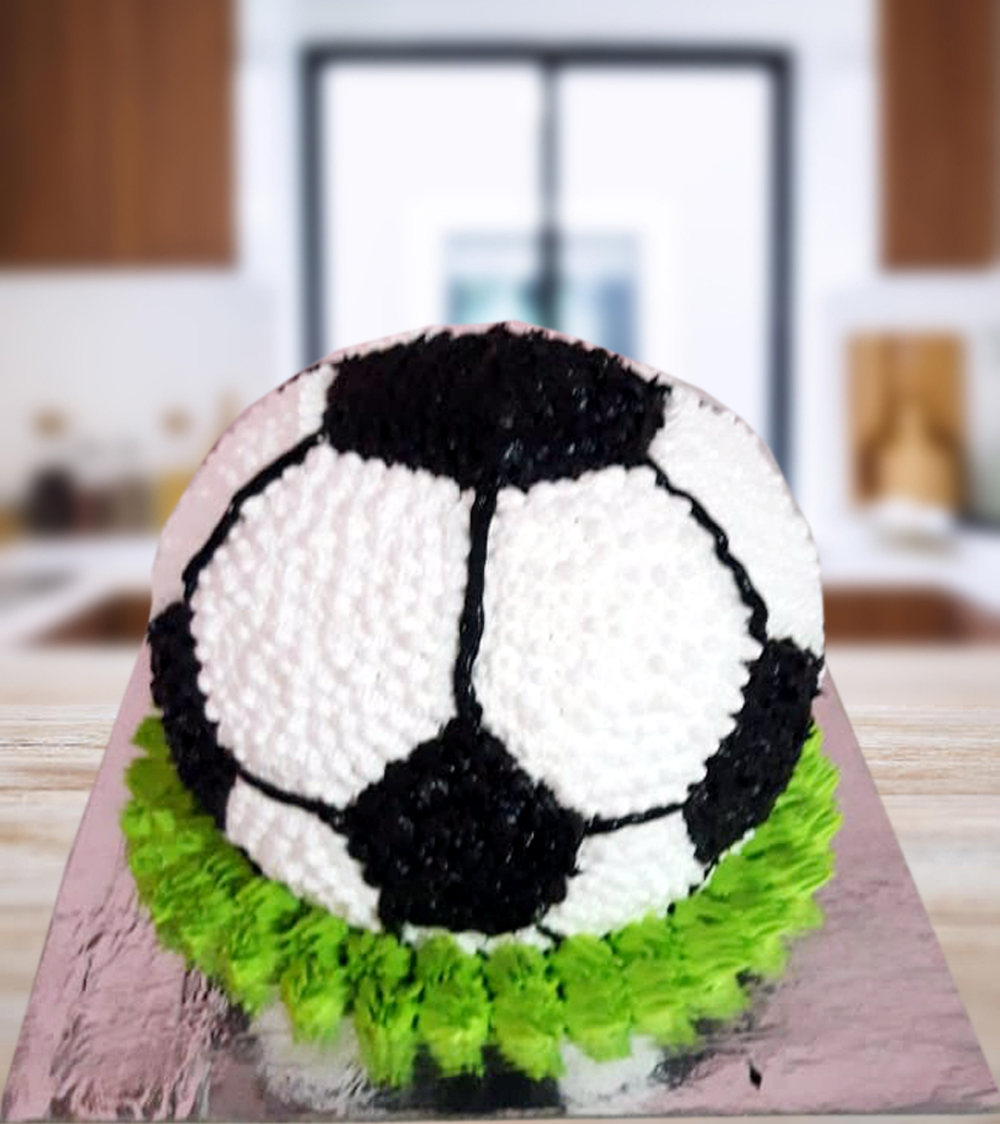 2 kg Football Cake – Floral Story
